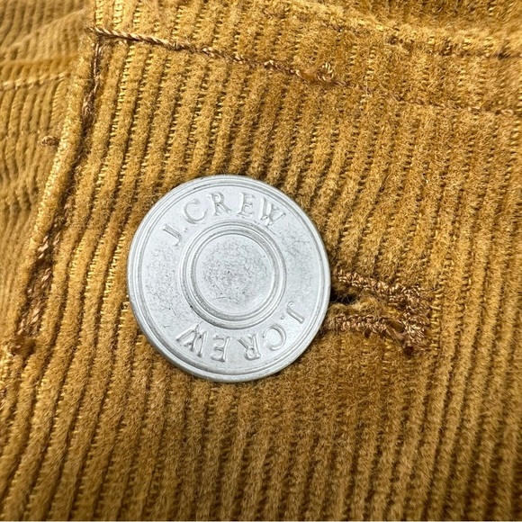 J.CREW Mustard Tan Corduroy Trucker Style Jacket Women's Medium - Picture 8 of 11